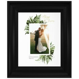 8x10 Photo Canvas With Classic Frame with Micro Wedding design