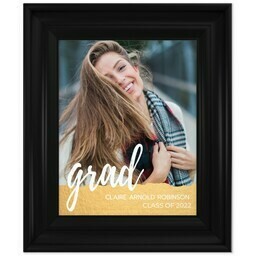 8x10 Photo Canvas With Classic Frame with Gold Paper Grad design