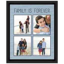 8x10 Photo Canvas With Floating Frame with Family Is Forever design