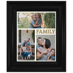 8x10 Photo Canvas With Classic Frame with Family Rustic design
