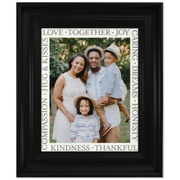 8x10 Photo Canvas With Classic Frame with Love Together design