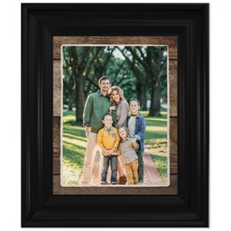 8x10 Photo Canvas With Classic Frame with Wood Frame design