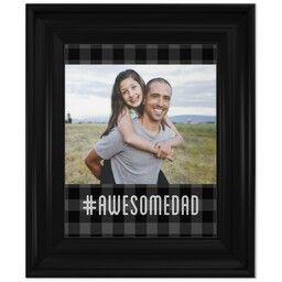 8x10 Photo Canvas With Classic Frame with Awesome Dad design