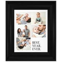 8x10 Photo Canvas With Classic Frame with Best Year Ever design