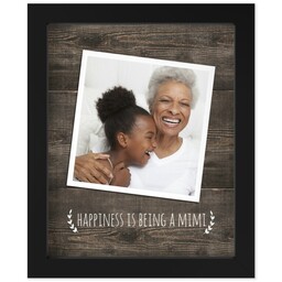 8x10 Photo Canvas With Contemporary Frame with Grandparent Happiness design