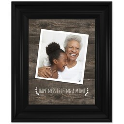 8x10 Photo Canvas With Classic Frame with Grandparent Happiness design
