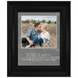 8x10 Photo Canvas With Classic Frame with Heart Dwells design