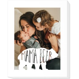 16x20 Photo Canvas with Mama Bear design
