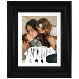 8x10 Photo Canvas With Classic Frame with Mama Bear design