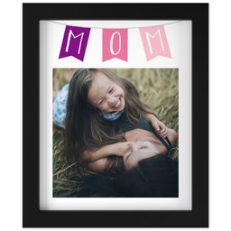 8x10 Photo Canvas With Contemporary Frame with Mom Banner design