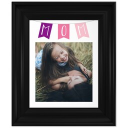 8x10 Photo Canvas With Classic Frame with Mom Banner design