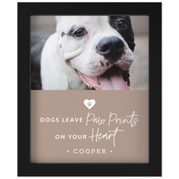 8x10 Photo Canvas With Contemporary Frame with Pet Sympathy design