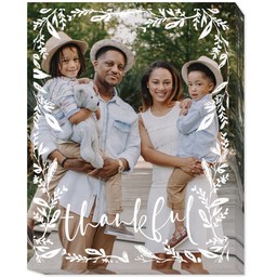 11x14 Photo Canvas with Thankful design