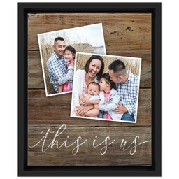 8x10 Photo Canvas With Floating Frame with This is Us design