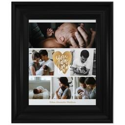8x10 Photo Canvas With Classic Frame with Heart's Full To Bursting design