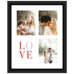 8x10 Photo Canvas With Floating Frame with Love Est design