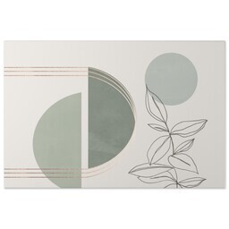 20x30 Gallery Wrap Photo Canvas with Foliage Shapes design