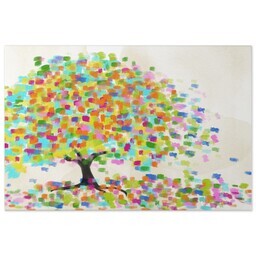 20x30 Gallery Wrap Photo Canvas with Painted Tree design