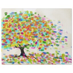 8x10 Gallery Wrap Photo Canvas with Painted Tree design