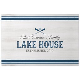 20x30 Gallery Wrap Photo Canvas with Rustic Lake design