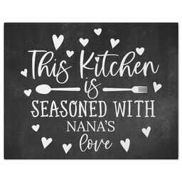 11x14 Gallery Wrap Photo Canvas with Seasoned Kitchen design
