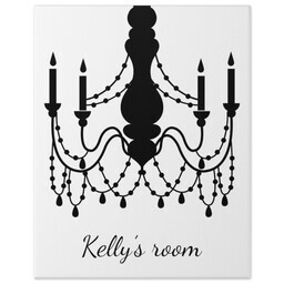 11x14 Gallery Wrap Photo Canvas with Simple Chandelier design