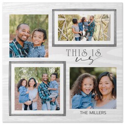 16x16 Gallery Wrap Photo Canvas with This is us design