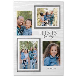 16x24 Gallery Wrap Photo Canvas with This is us design