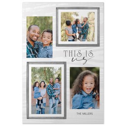 24x36 Gallery Wrap Photo Canvas with This is us design