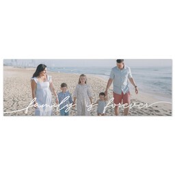 12x36 Gallery Wrap Photo Canvas with Family Photo Wall design