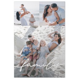 24x36 Gallery Wrap Photo Canvas with Family Photo Wall design