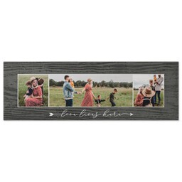 12x36 Gallery Wrap Photo Canvas with Love Endures design