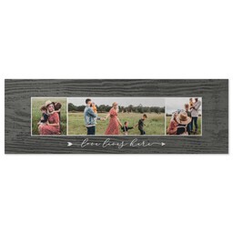 20x60 Gallery Wrap Photo Canvas with Love Endures design