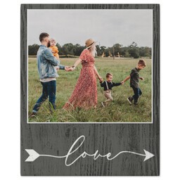 8x10 Gallery Wrap Photo Canvas with Love Endures design