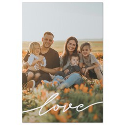 16x24 Gallery Wrap Photo Canvas with Love Speaks Loudly design