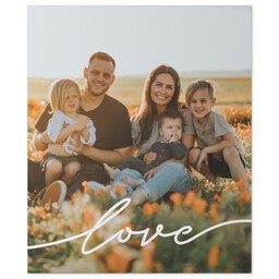 20x24 Gallery Wrap Photo Canvas with Love Speaks Loudly design