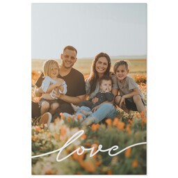 20x30 Gallery Wrap Photo Canvas with Love Speaks Loudly design