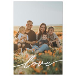 24x36 Gallery Wrap Photo Canvas with Love Speaks Loudly design