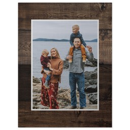 30x40 Gallery Wrap Photo Canvas with Rustic Wooden Planks design