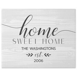 8x10 Gallery Wrap Photo Canvas with Home Sweet Home design
