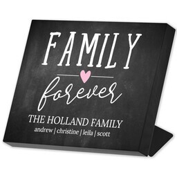 Same Day Desk Canvas 8" x 10" with Forever Family design