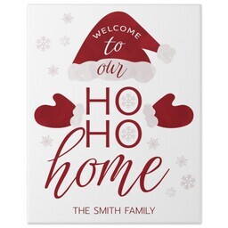11x14 Gallery Wrap Photo Canvas with Ho Ho Home design