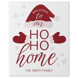 8x10 Gallery Wrap Photo Canvas with Ho Ho Home design