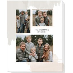 16x20 Photo Canvas with Simple Frame design