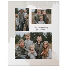 11x14 Gallery Wrap Photo Canvas with Simple Frame design