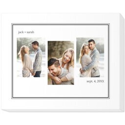 11x14 Photo Canvas with Within Borders design