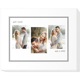 16x20 Photo Canvas with Within Borders design