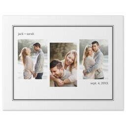 11x14 Gallery Wrap Photo Canvas with Within Borders design