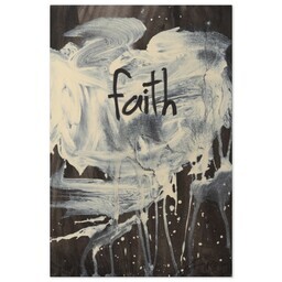 20x30 Gallery Wrap Photo Canvas with Faith Abstract design