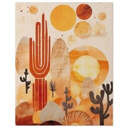 11x14 Gallery Wrap Photo Canvas with Boho Desert design